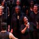 The Choir of Kingdom Life Ministries of Roanoke perform during an interfaith service to commemorate the lives of WDBJ-TV reporters Alison Parker and Adam Ward at the Jefferson Center in Shaftman Performance Hall in Roanoke, Va., Aug. 30, 2015.
Stephanie Klein-Davis/Getty Images